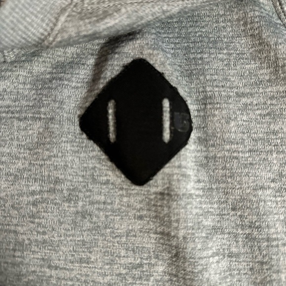 Burton Sweatshirt Mens Size Medium‎ Grey Black Caption Crew Techwear - Picture 4 of 9